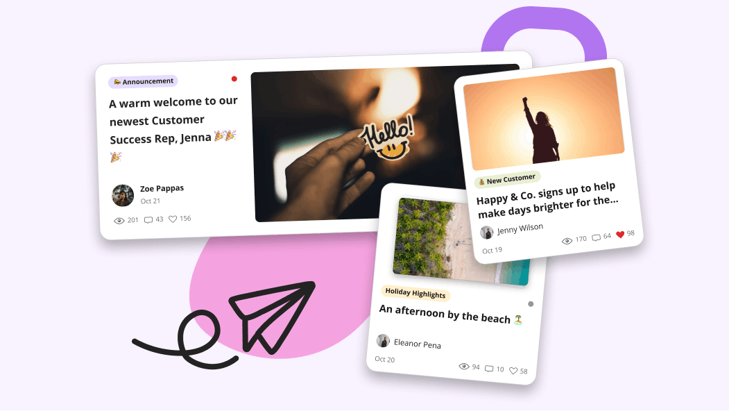 A collage of Jostle News article tiles