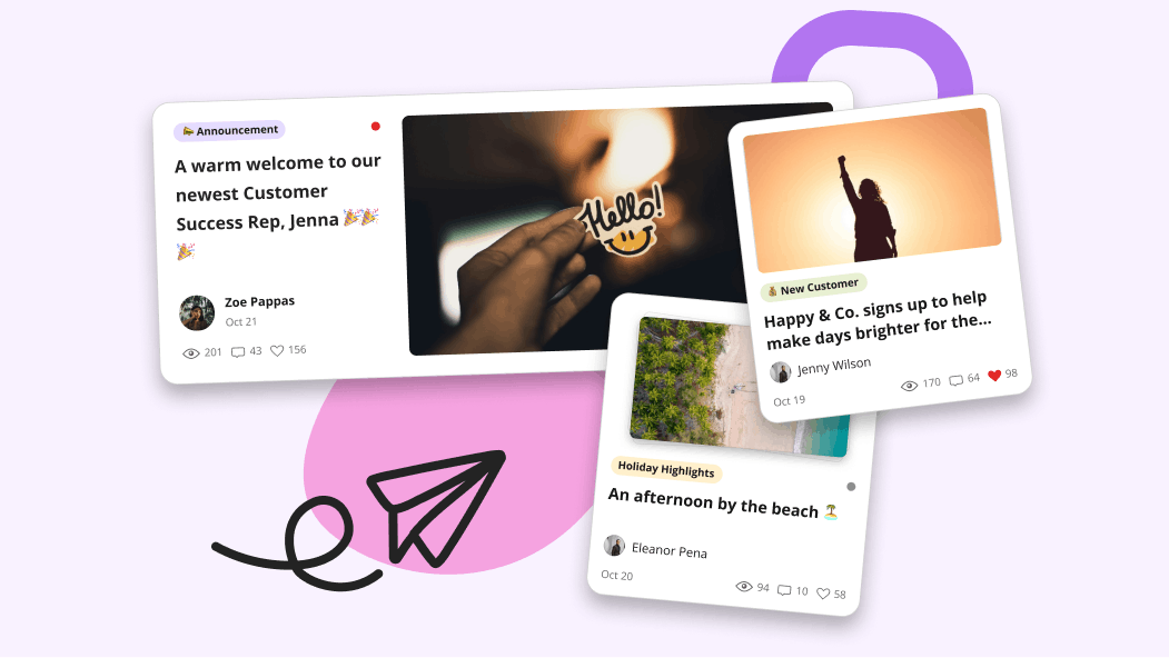 A collage of Jostle News article tiles