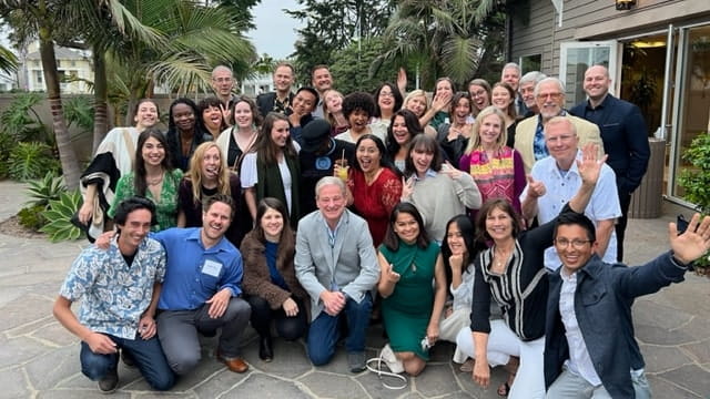 Seera employees at a convention
